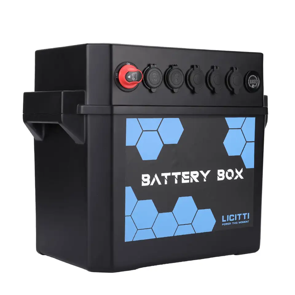 Licitti ABS 12v lifepo4 battery box (battery not included )