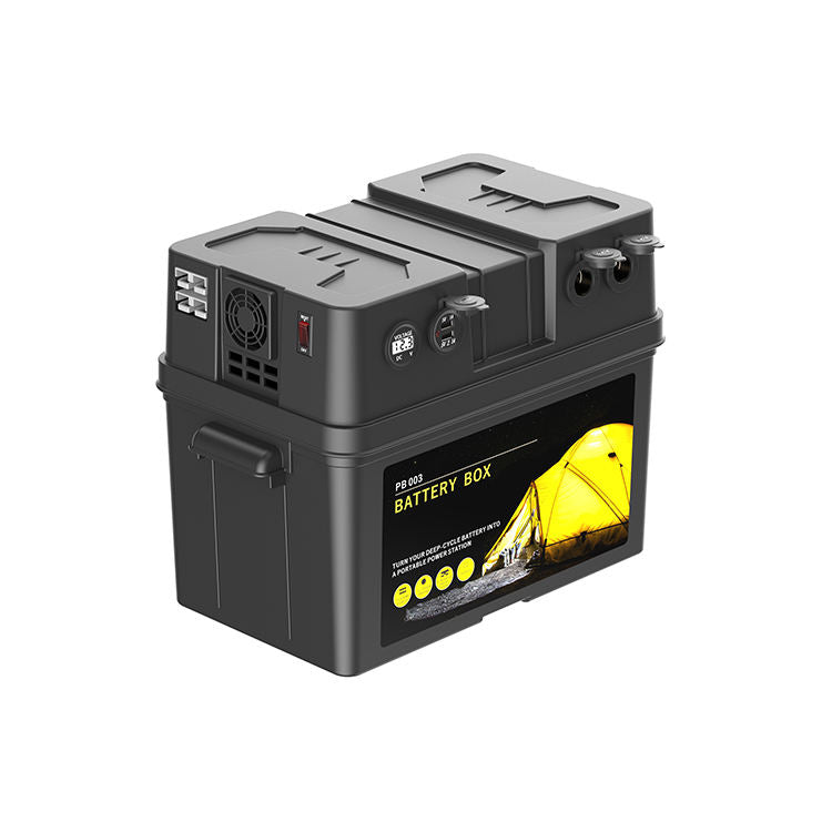 Battery Box 12V supply for Camping, Caravan, RV, Trailer, Boat Marine,Fishing and Home