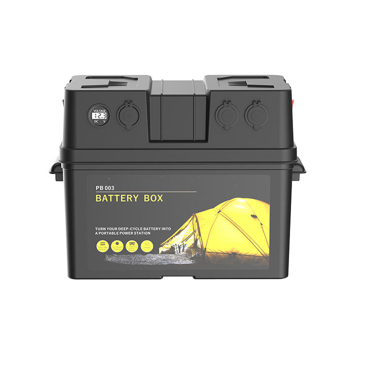 Battery Box 12V supply for Camping, Caravan, RV, Trailer, Boat Marine,Fishing and Home
