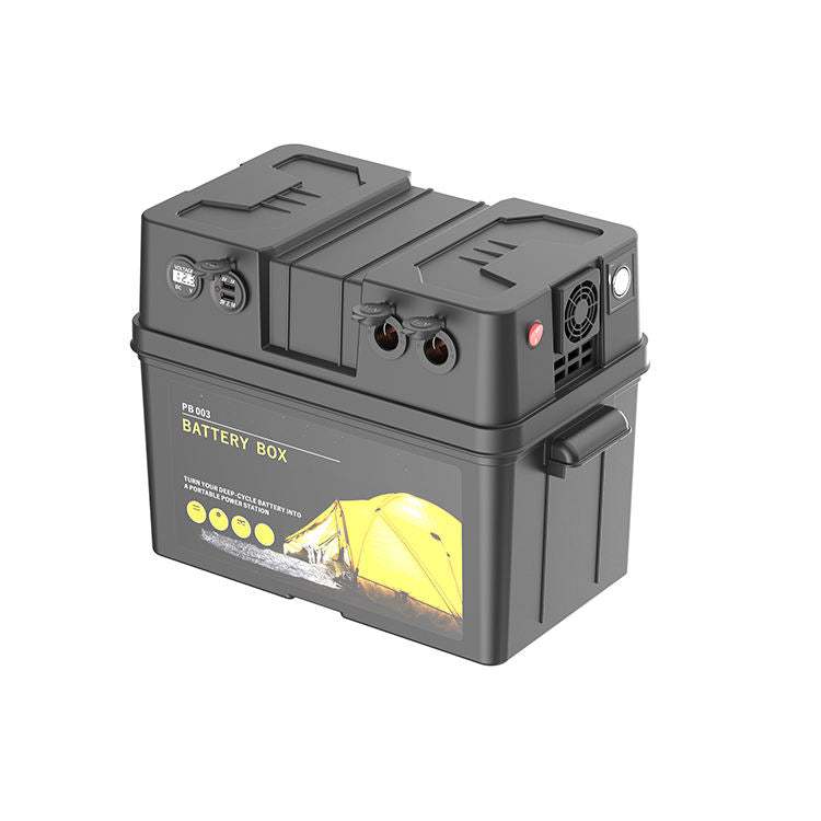 Battery Box 12V supply for Camping, Caravan, RV, Trailer, Boat Marine,Fishing and Home
