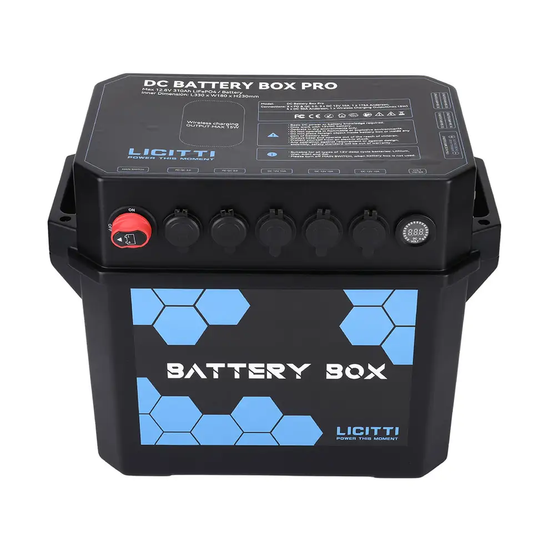 Licitti ABS 12v lifepo4 battery box (battery not included )
