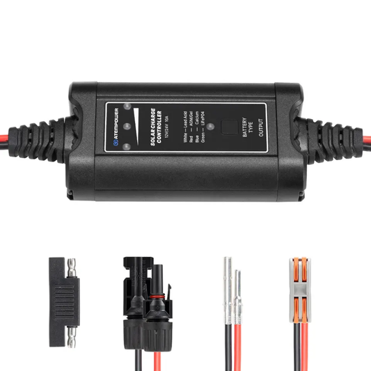 ATEM POWER 12V 24V 10A MPPT Solar Charge Controller
