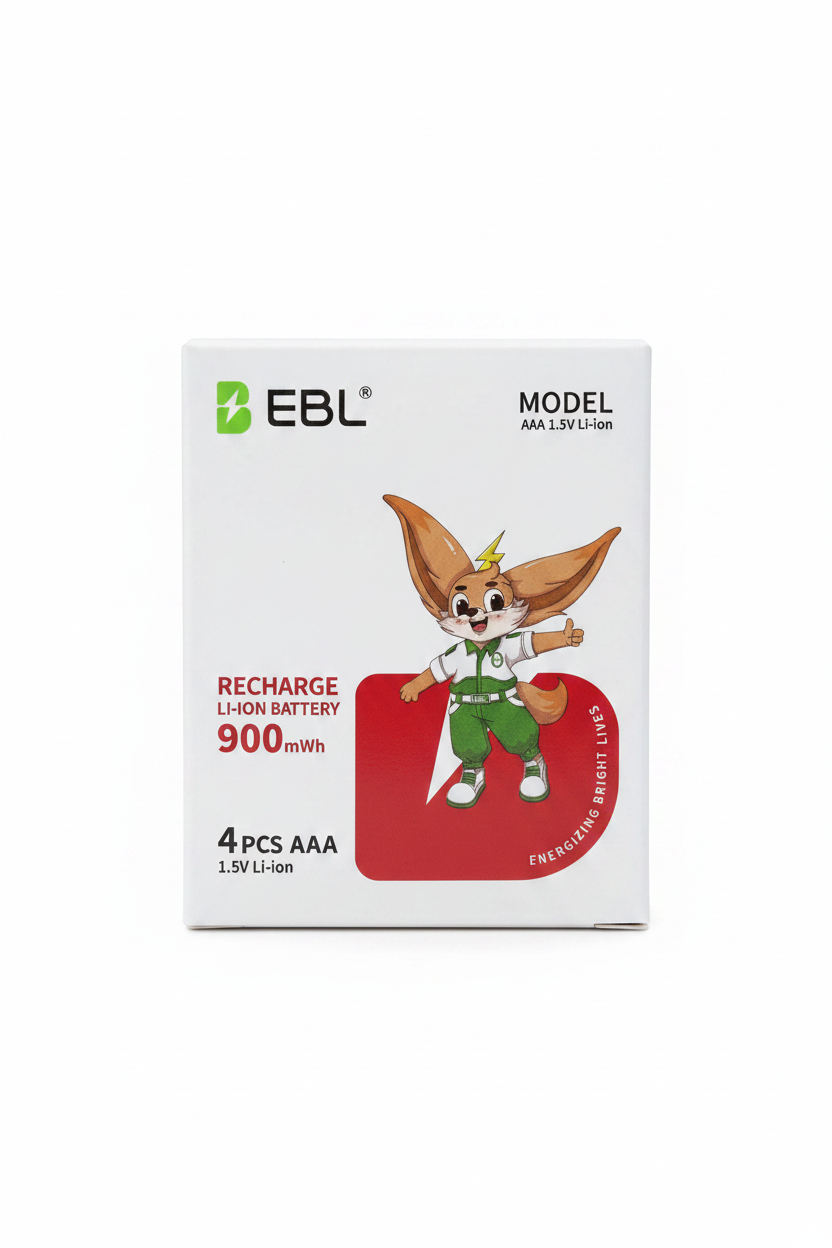EBL usb-C Rechargeable AAA 600mAh Lithium-ion battery 4 pack