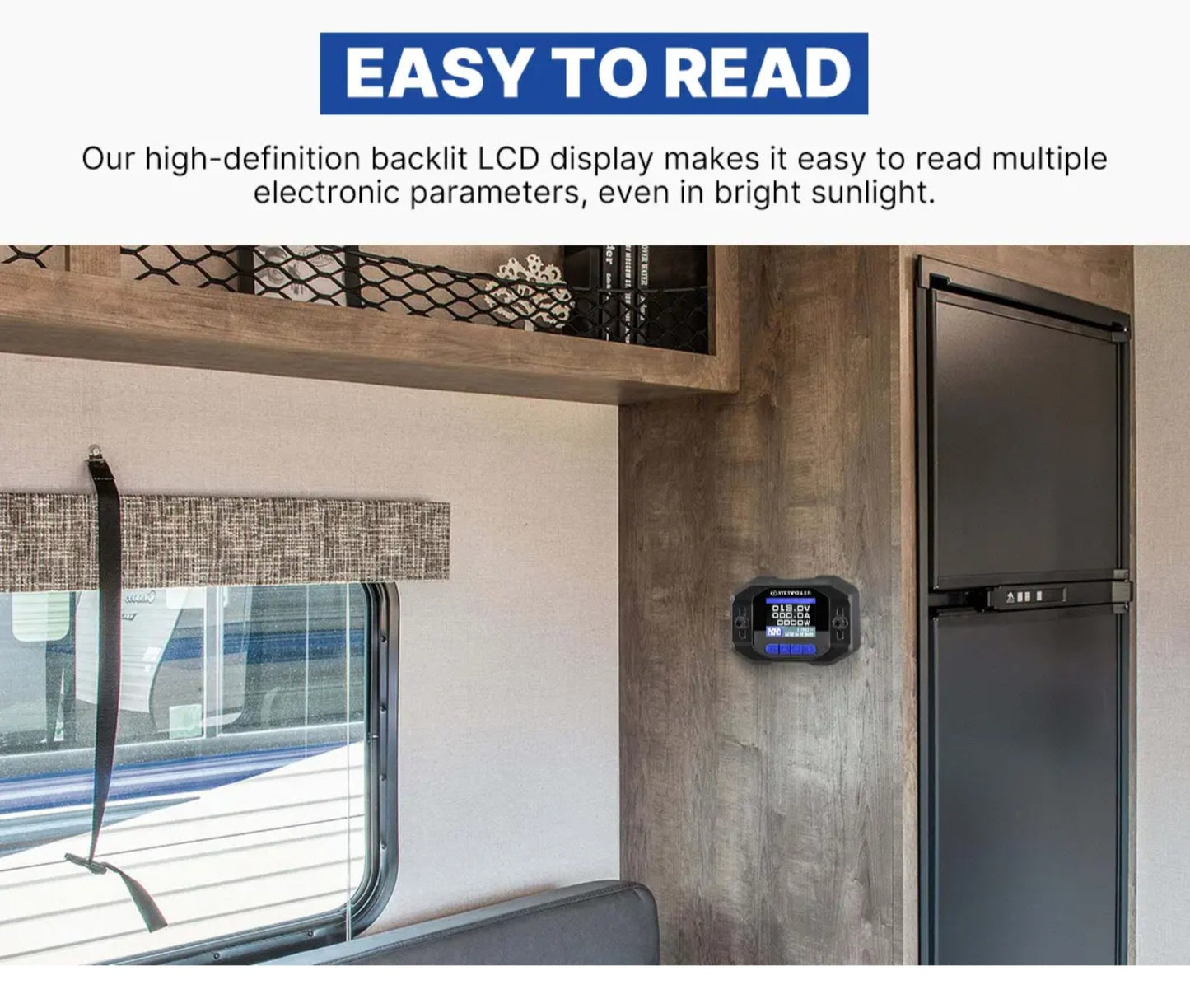 ATEM POWER 12V 200A High Precision Battery Capacity Indicator Monitor