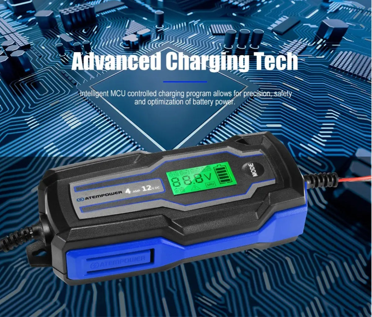 Atem power Smart Battery Charger 4A 6V/12V
