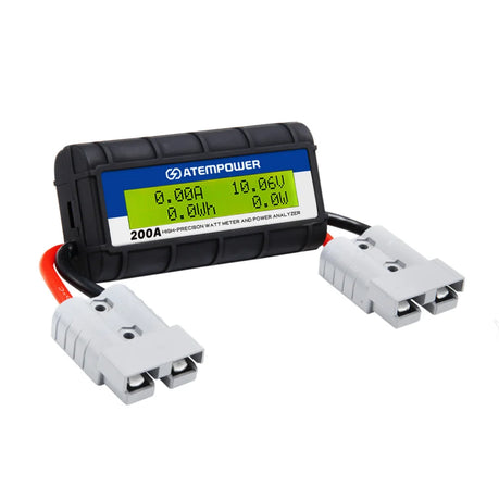 ATEM POWER 12V 200AMP Power Analyzer High Precision, Watt Voltage Amp Meter