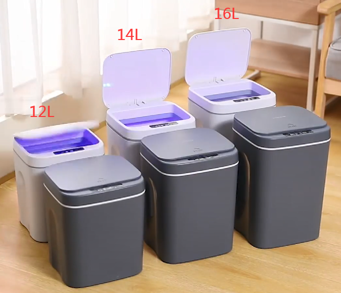 12L/14L/16L Touch-Free Smart Automatic Sanitary Garbage Bin